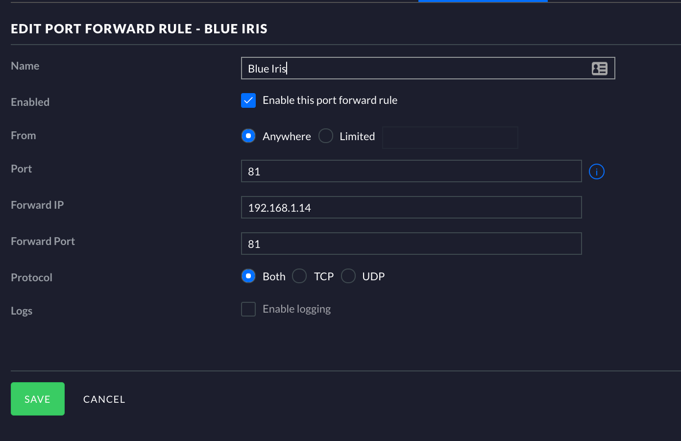 Port Forwarding | Ubiquiti Community