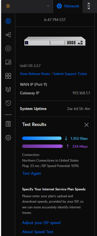 Insanely slow connection speeds on home personal Unifi setup 