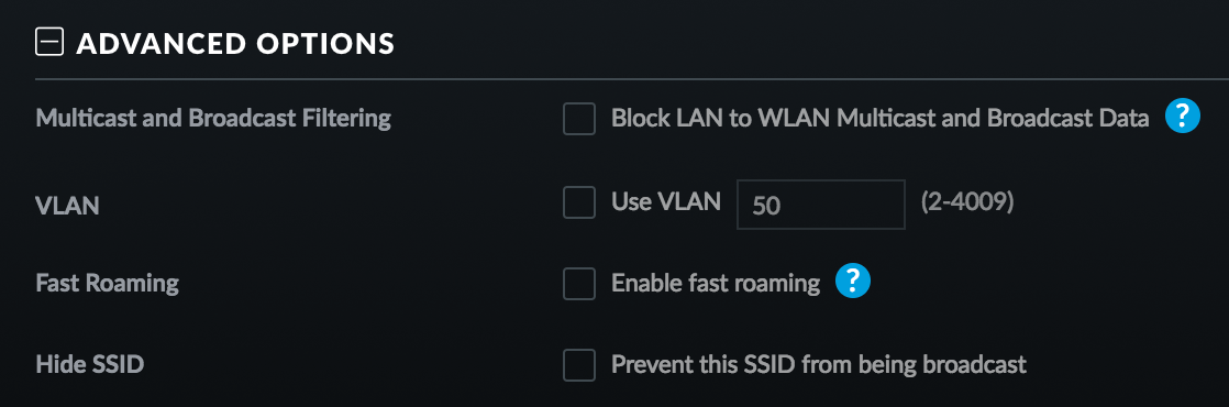 Fast Roaming How To Disable Ubiquiti Community