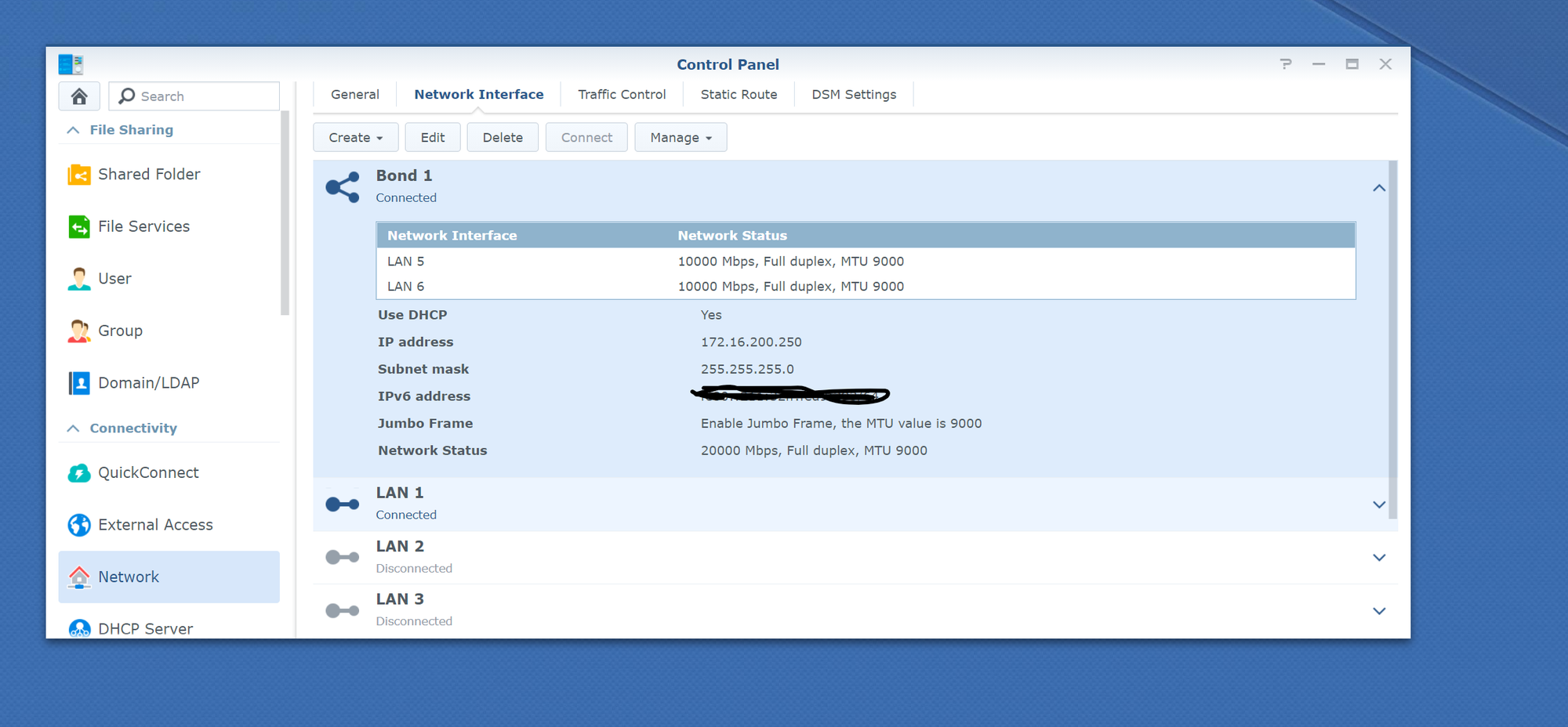 Synology Jumbo Frames Not Working