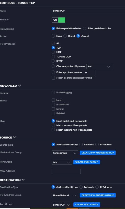 Yet Another Sonos Iot Vlan Issue Ubiquiti Community