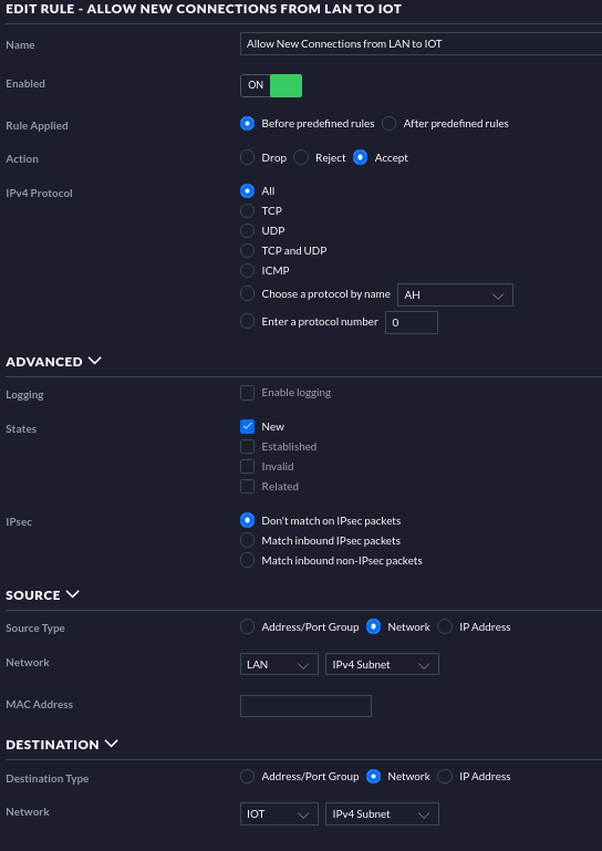 Iot Firewall Rules What Am I Missing Ubiquiti Community