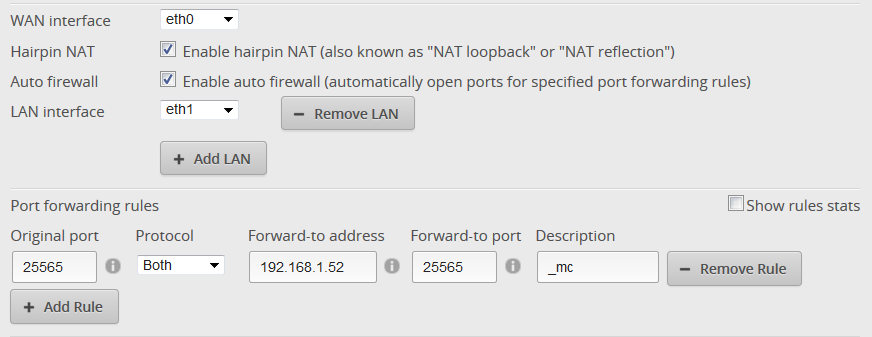 Unable To Port Forward To A Raspberry Pi Ubiquiti Community