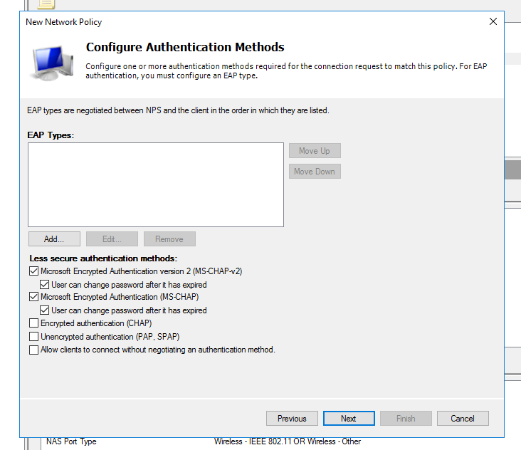 nps wireless certificate authentication