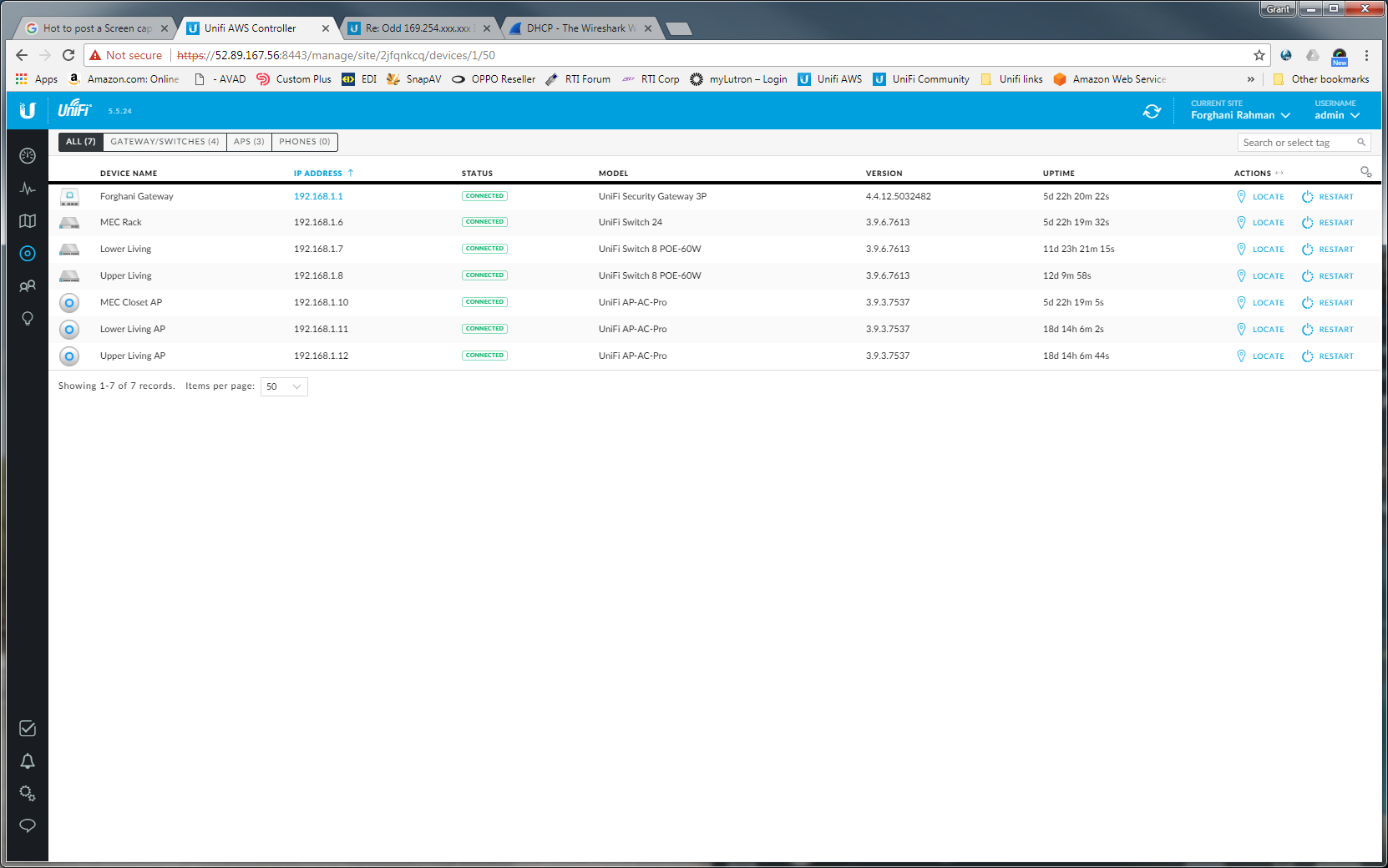 Odd 169.254.xxx.xxx IP address range randomly showing