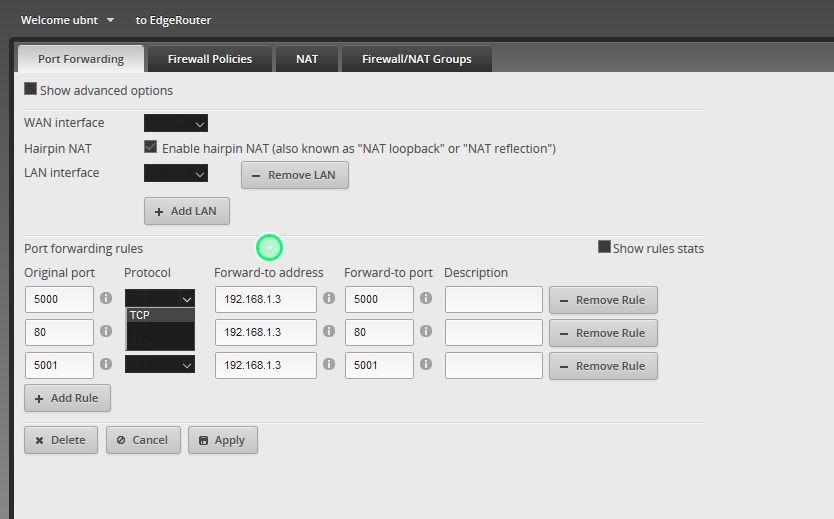 Help Portforwarding Synology Nas Ubiquiti Community