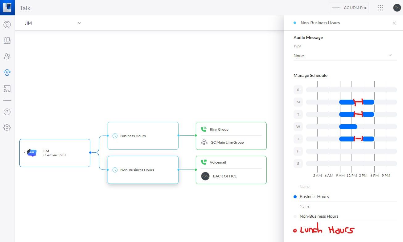 Call routing based on hours. Ubiquiti Community