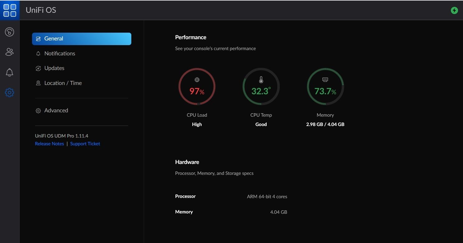 UDM-Pro CPU High Load Issue & not login to console | Ubiquiti Community