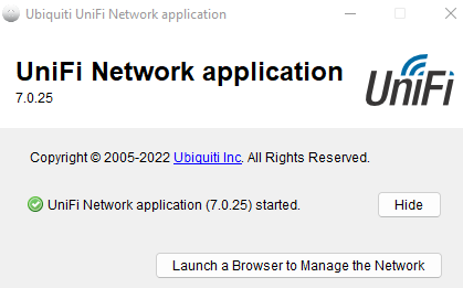 UniFi Network Application issues