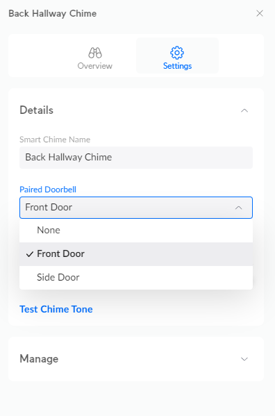 home assistant doorbell chime