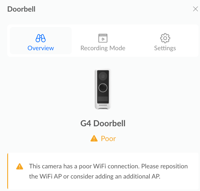 Ring doorbell poor wifi hot sale connection