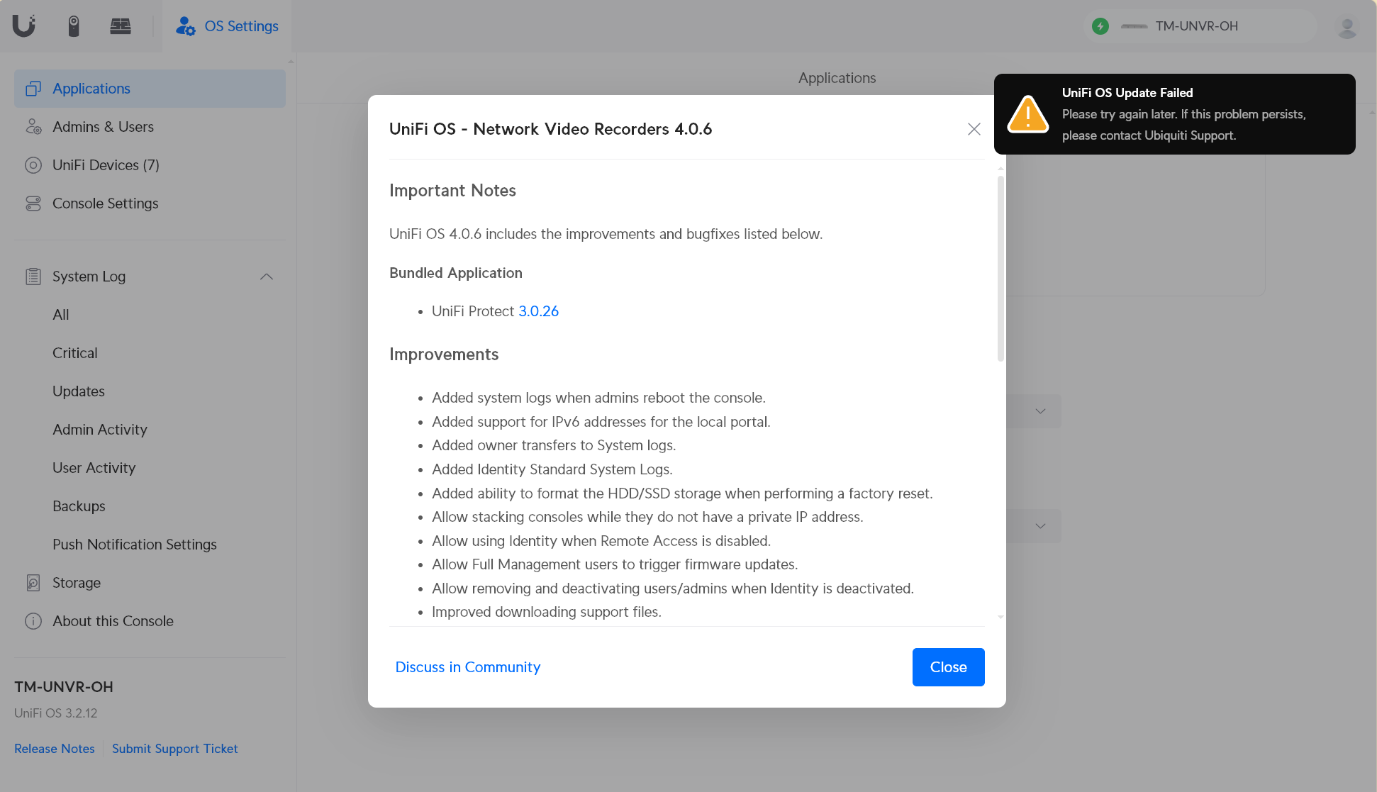 UniFi OS - Network Video Recorders 4.0.6 | Ubiquiti Community UniFi OS - Network Video Recorders 4.0.6 | Ubiquiti Community