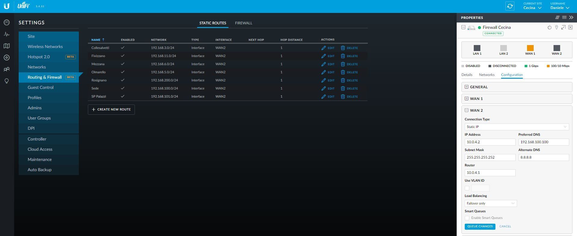 static routes on security gateway pro 4 | Ubiquiti Community