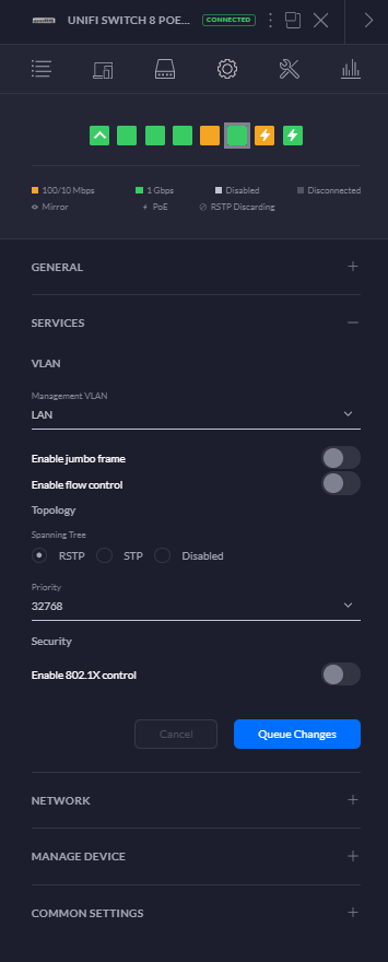 What is happening? - VLANs not working on UniFi Switch-8 via