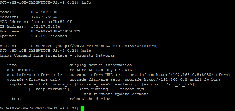 Where Are My Cli Commands For Usw 48p 500 Ubiquiti Community