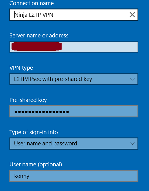 L2tp Sophos Xg