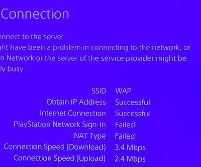 Psn deals network speed