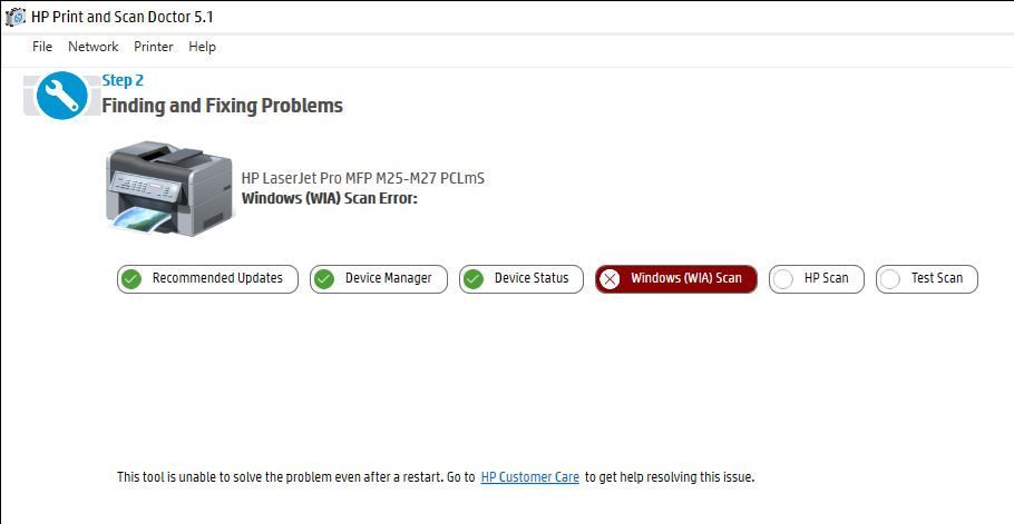 dns gateway problem hp printer
