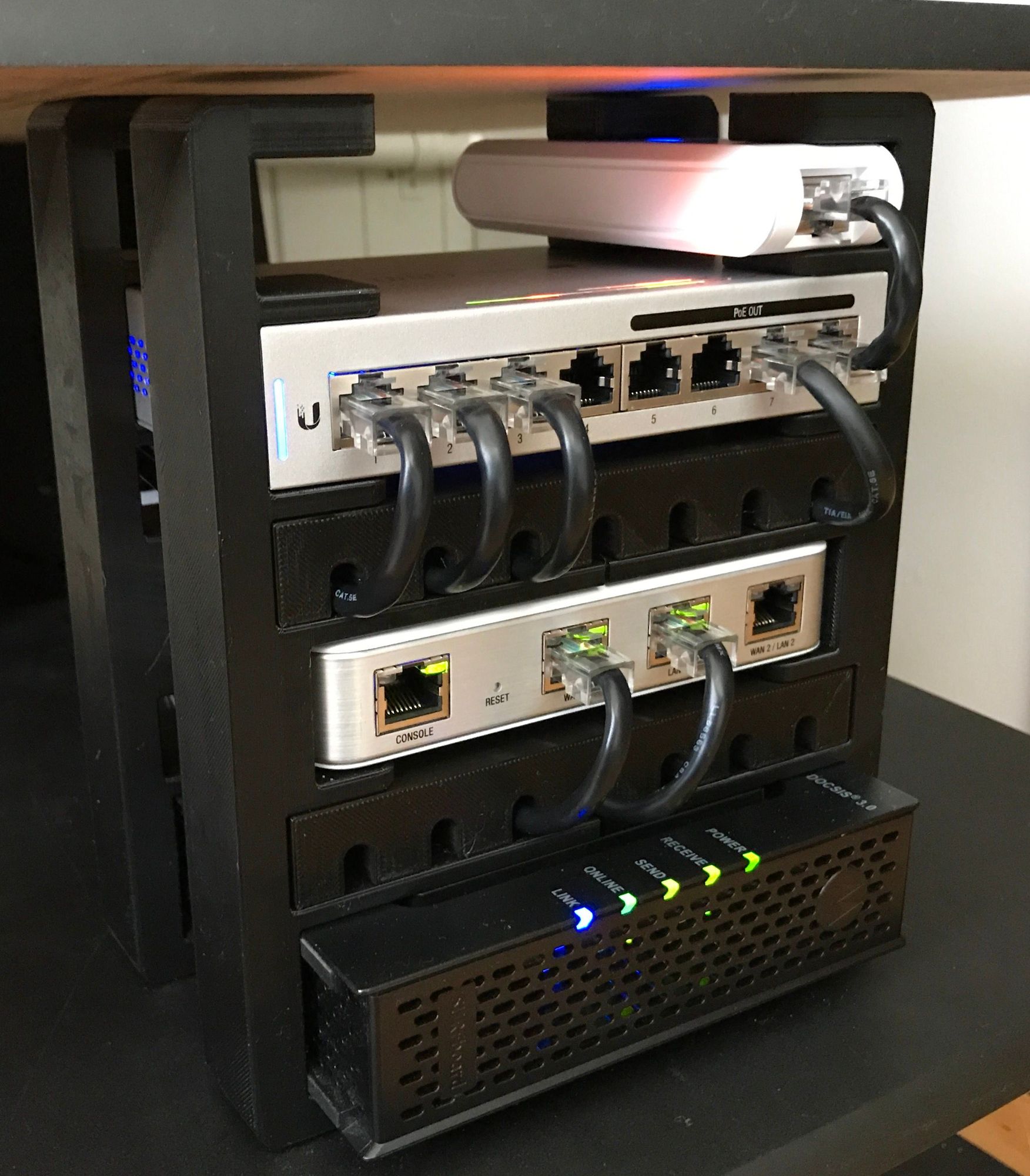 Low on space, so built a 10 rack! : r/Ubiquiti