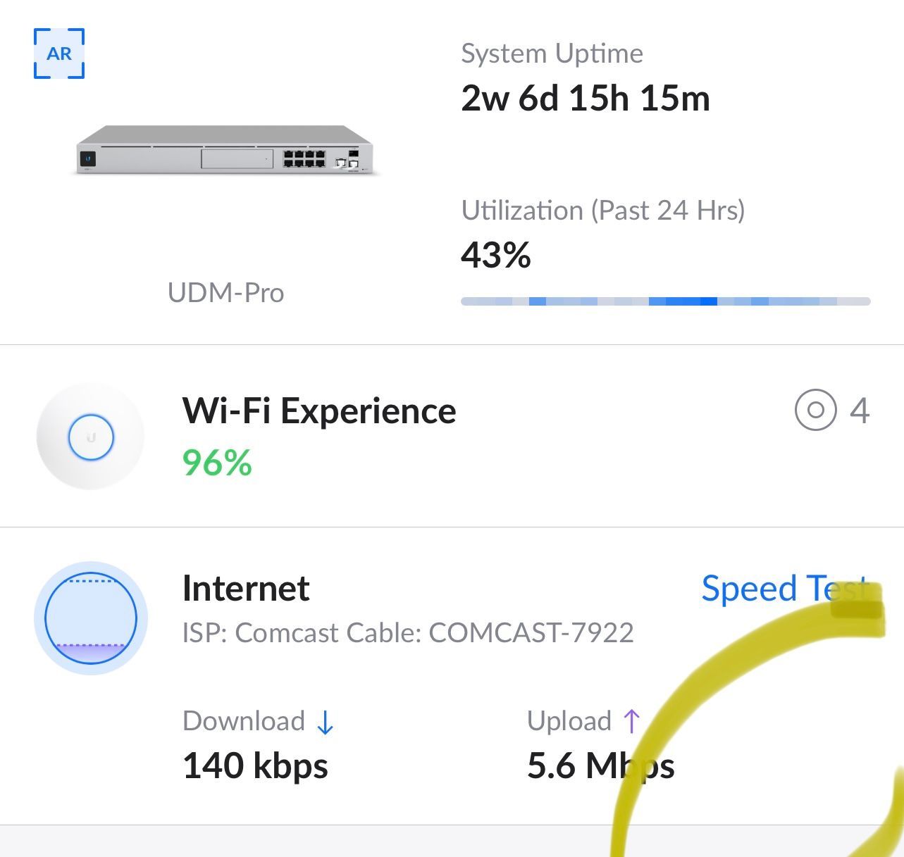 UDM Pro very frequent internet drops that always last for 6 minutes. Can  anyone help?