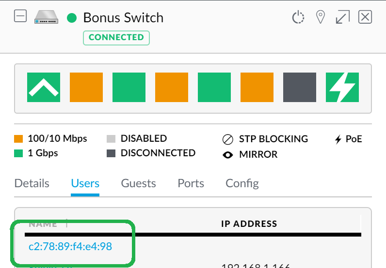 Unknown Mac Address From Uplink Of Unifi Switch Ubiquiti Community