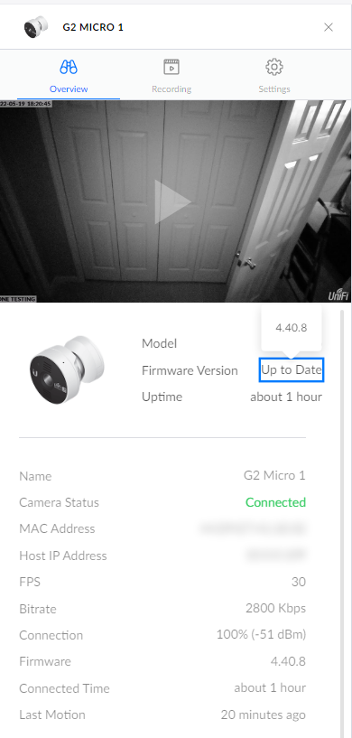 Unifi video hot sale micro