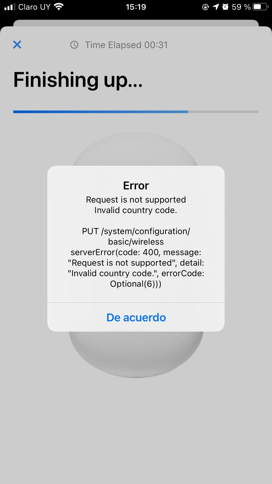 Error Request Is Not Supported Invalid Country Code Ubiquiti Community