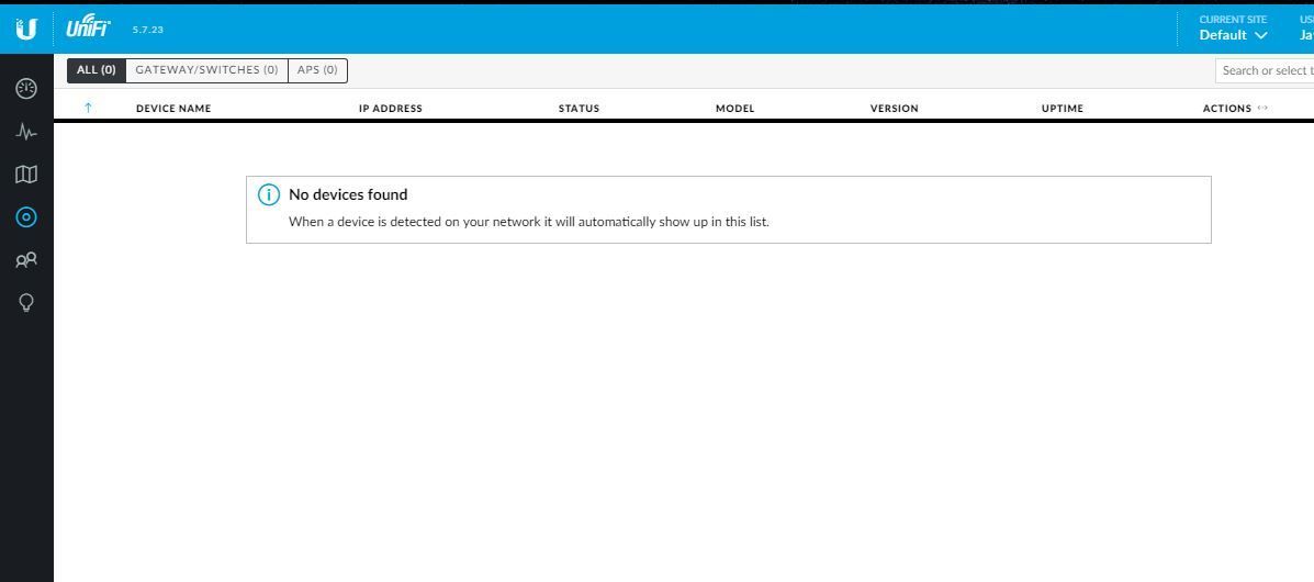 UniFi Network Controller 7+ - stats not showing for wired clients.