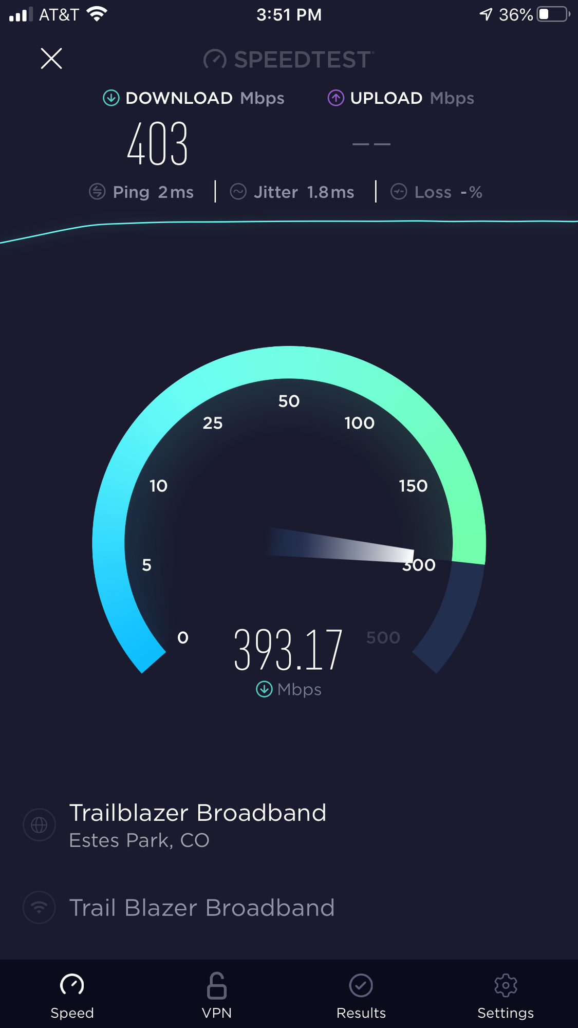 UDMP with AP-Flex-HD WiFi speed test with an iPhone 7 plus. | Ubiquiti  Community