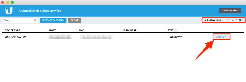 Chrome ubiquiti device discovery tool