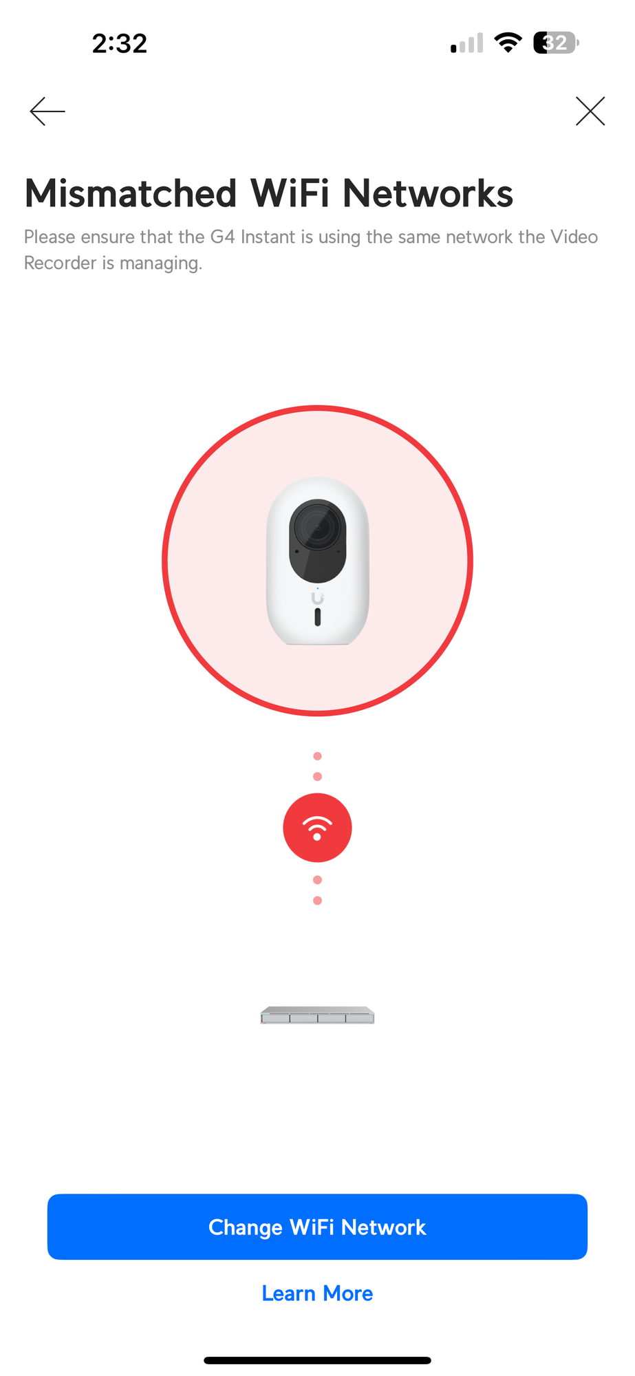 Arlo pro change wifi 2024 network