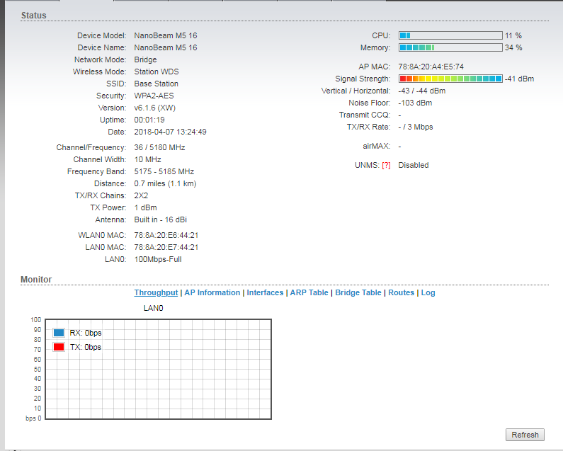 Nanobeam m516 firmware