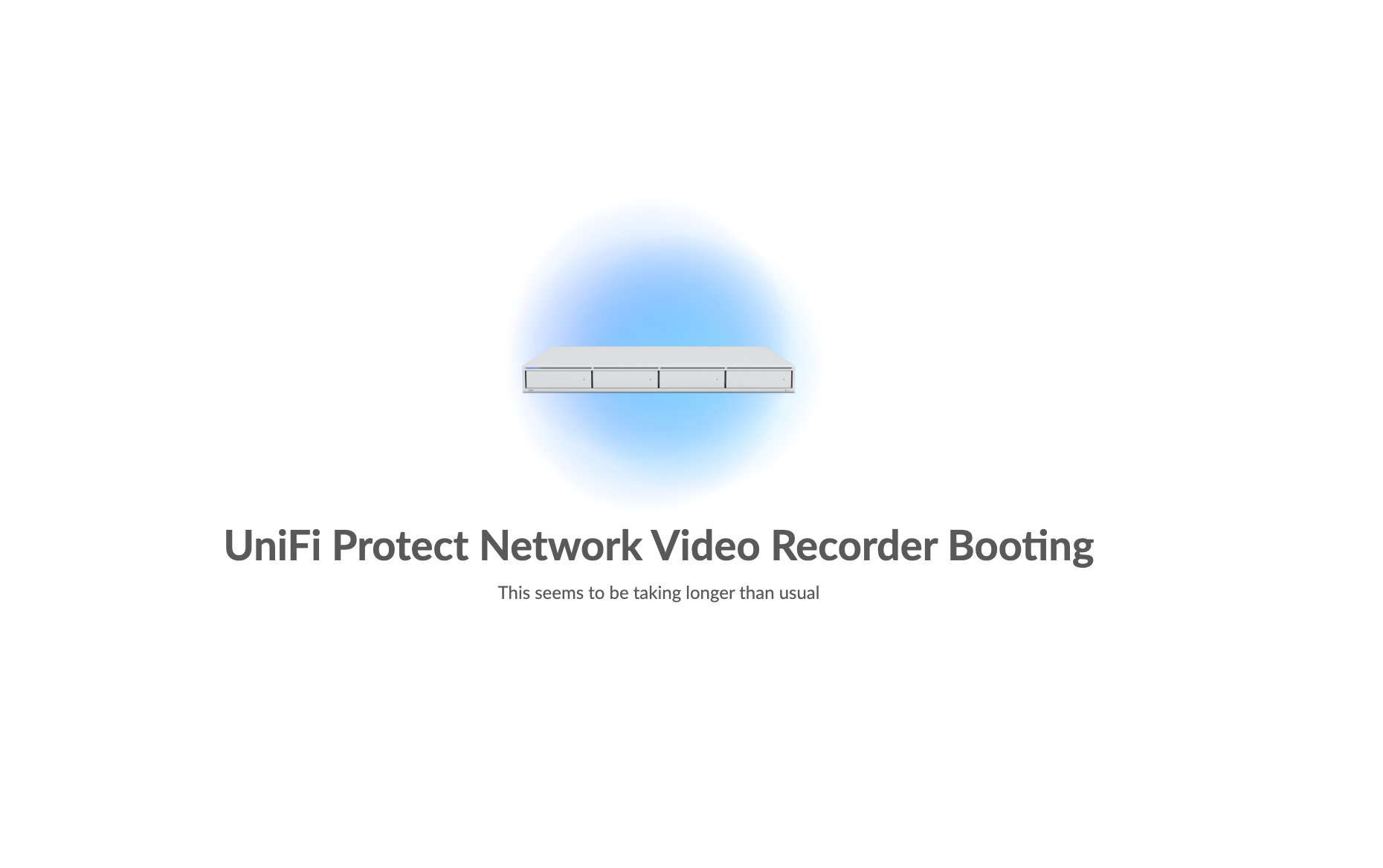 unifi protect network video recorder hard drive