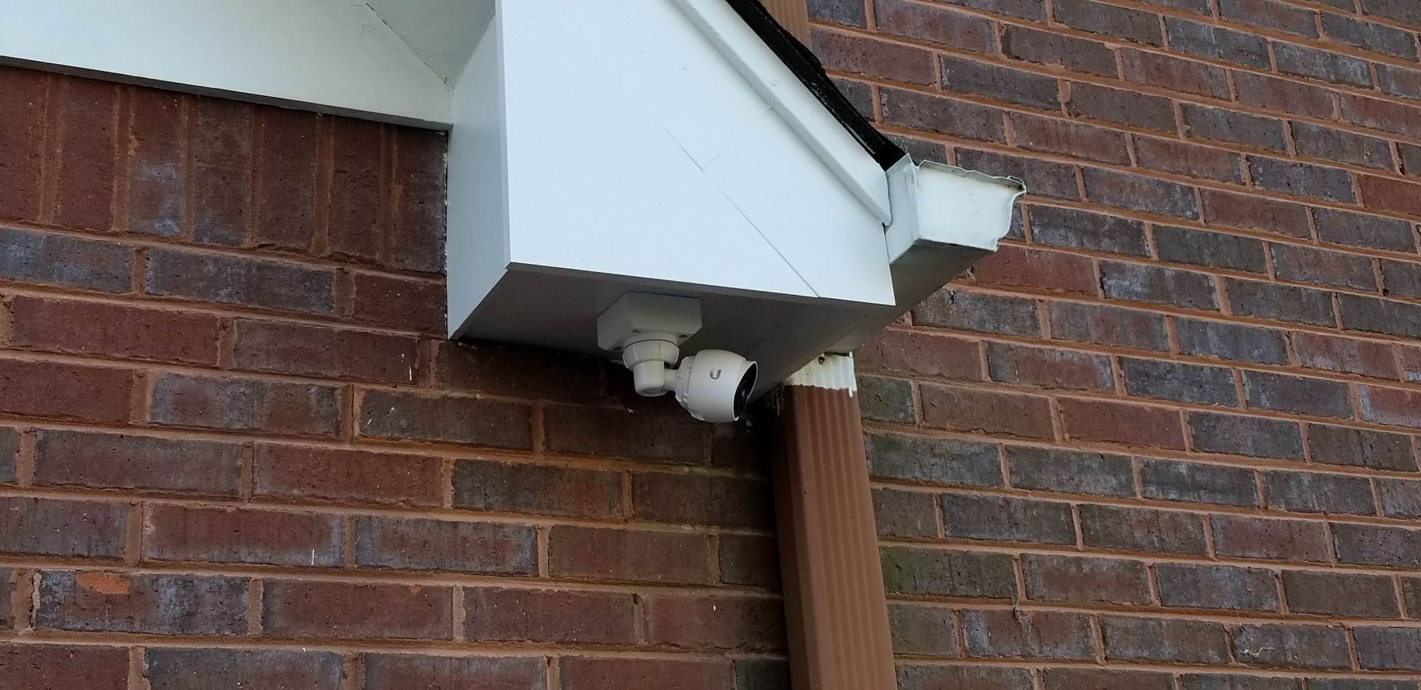 Install security best sale camera on soffit