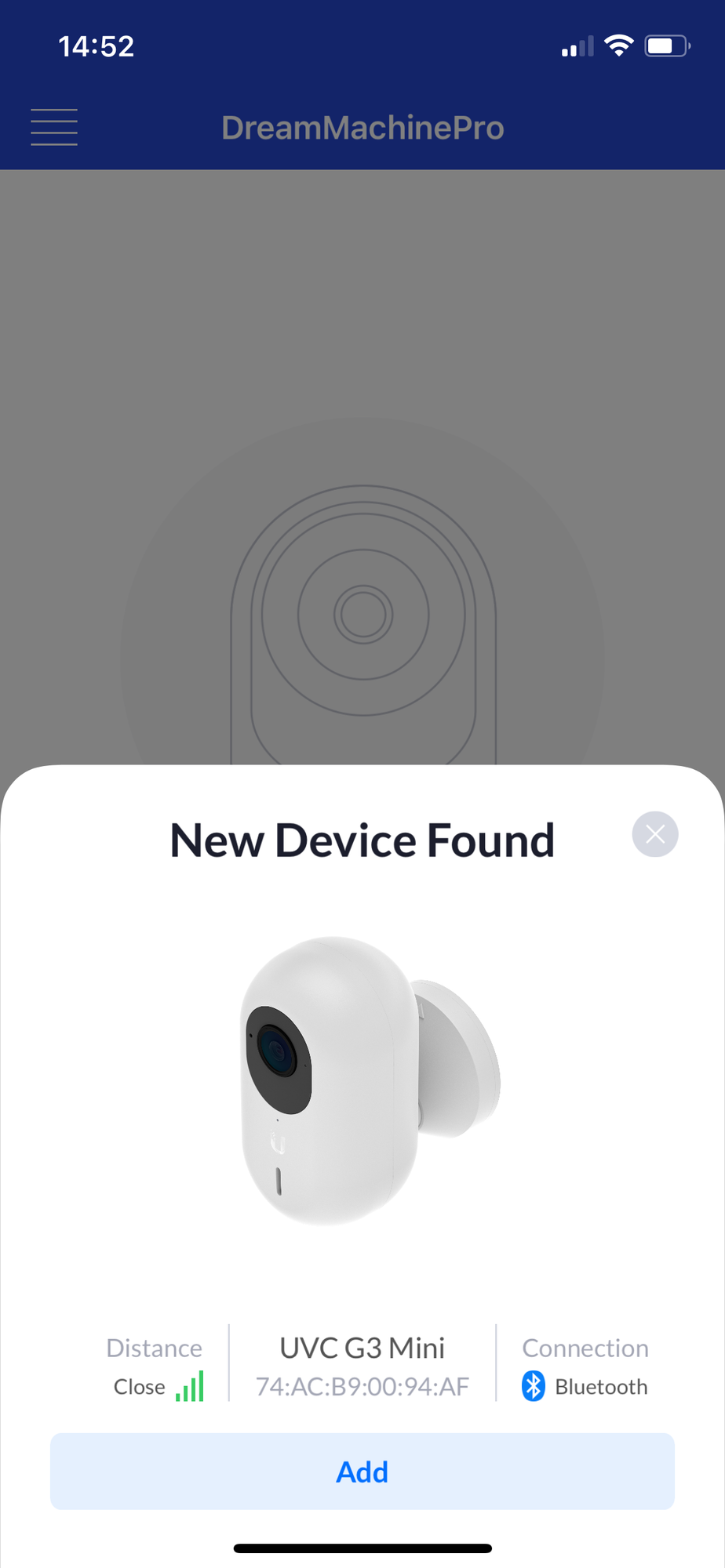 Unifi protect add store camera