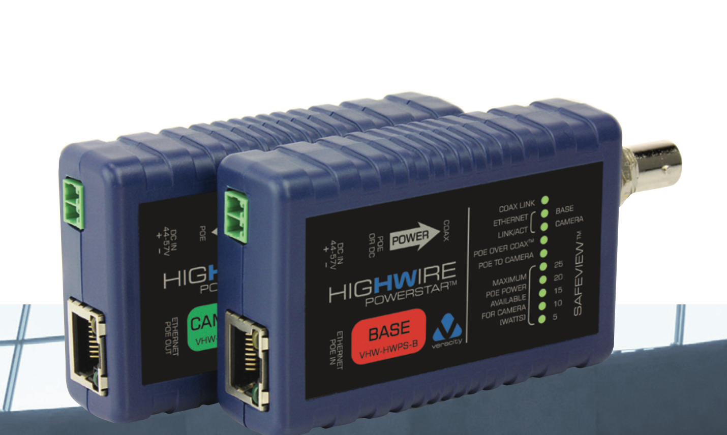 Veracity Highwire Ethernet over Coax Converter with PoE
