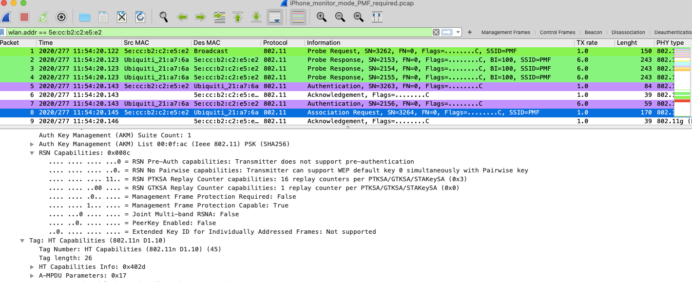 80211w-2009  Protected Management Frames PMF Overview And Lab Tests   dot11 exposed