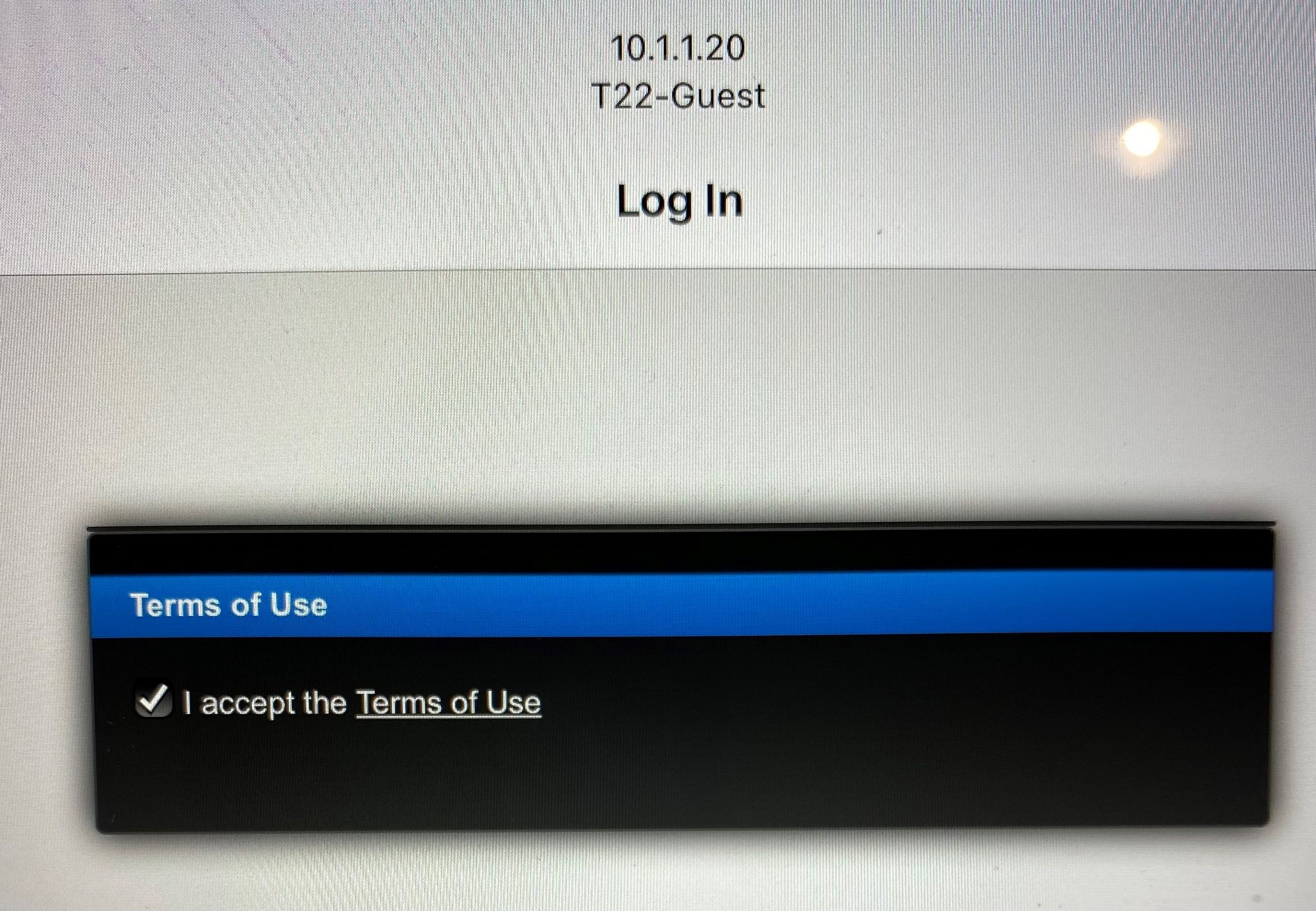Wifi guest network, no button to accept terms | Ubiquiti Community