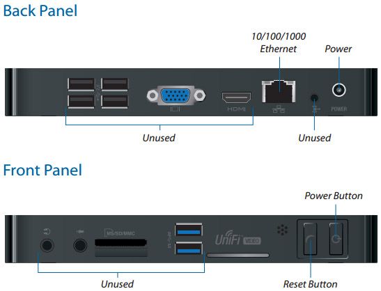 Unifi video hot sale nvr