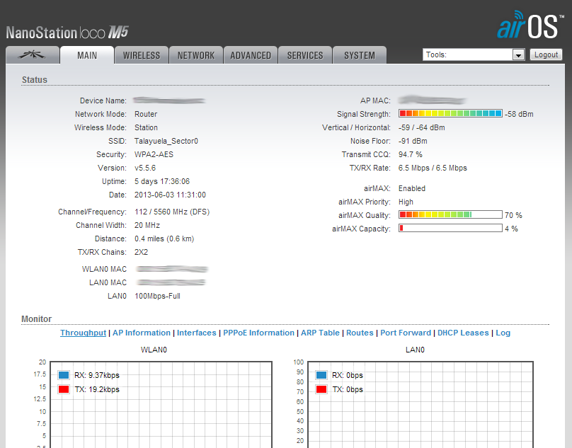 Airmax capacity que es