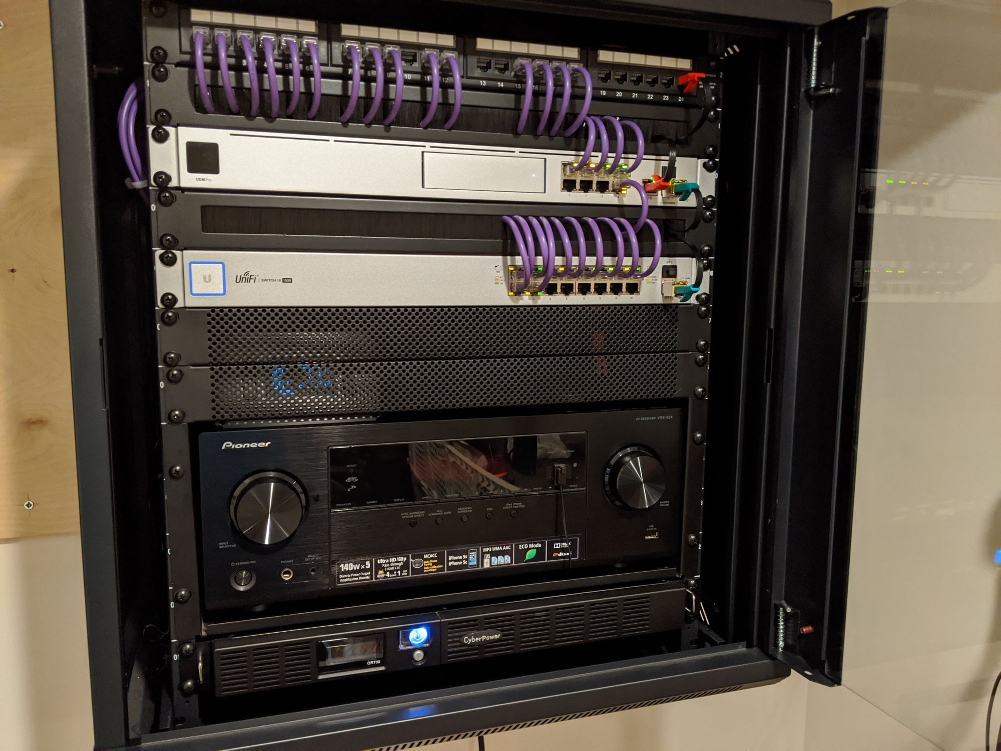Home network version 2 - UDM Pro purchases pushes me to upgrade the rack  and closet configuration. | Ubiquiti Community