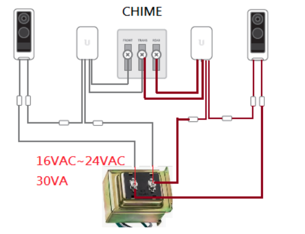 2 ring doorbells hot sale on one transformer