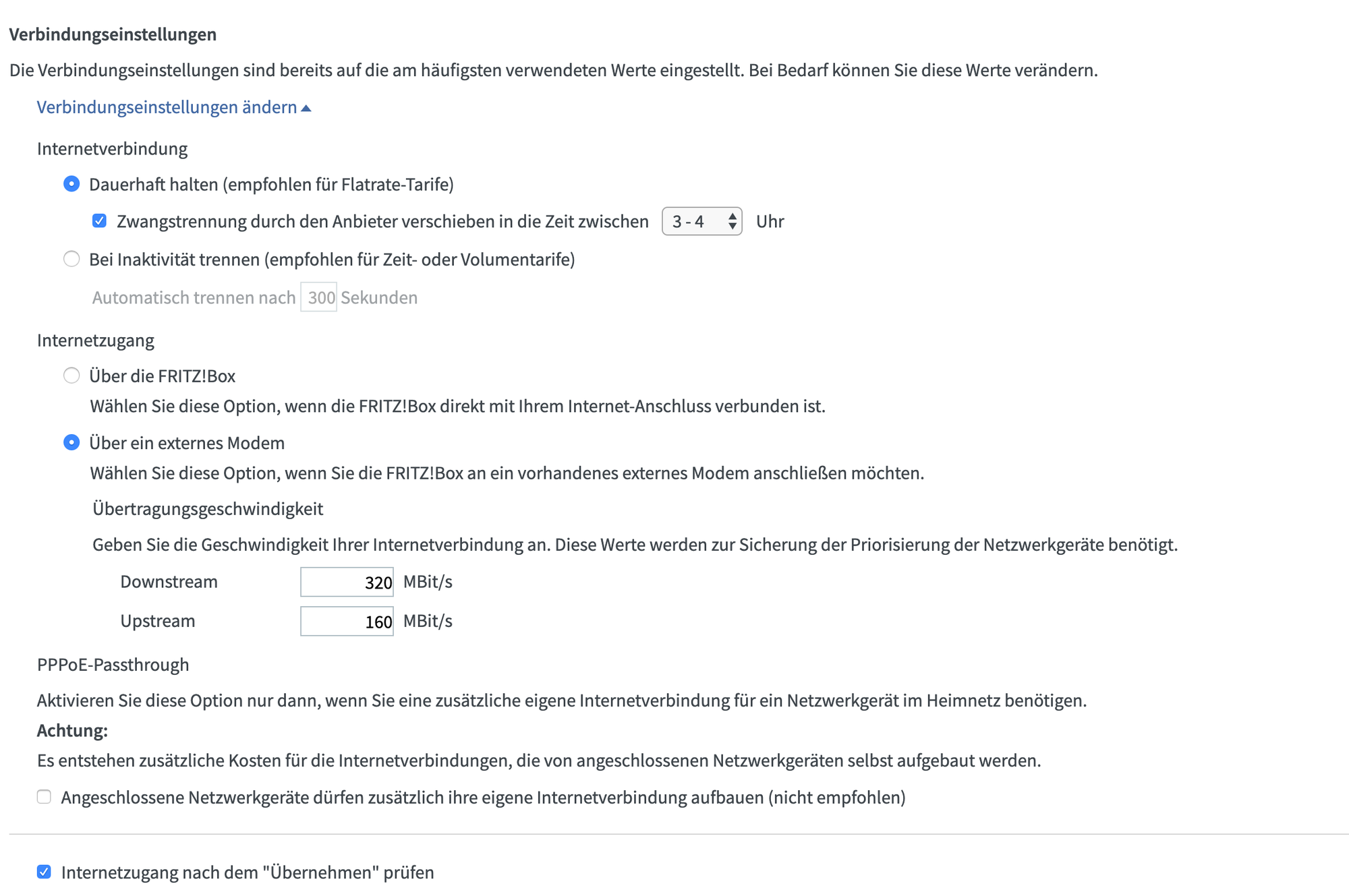 German Usg An Glasfaseranschluss Ewe Ubiquiti Community