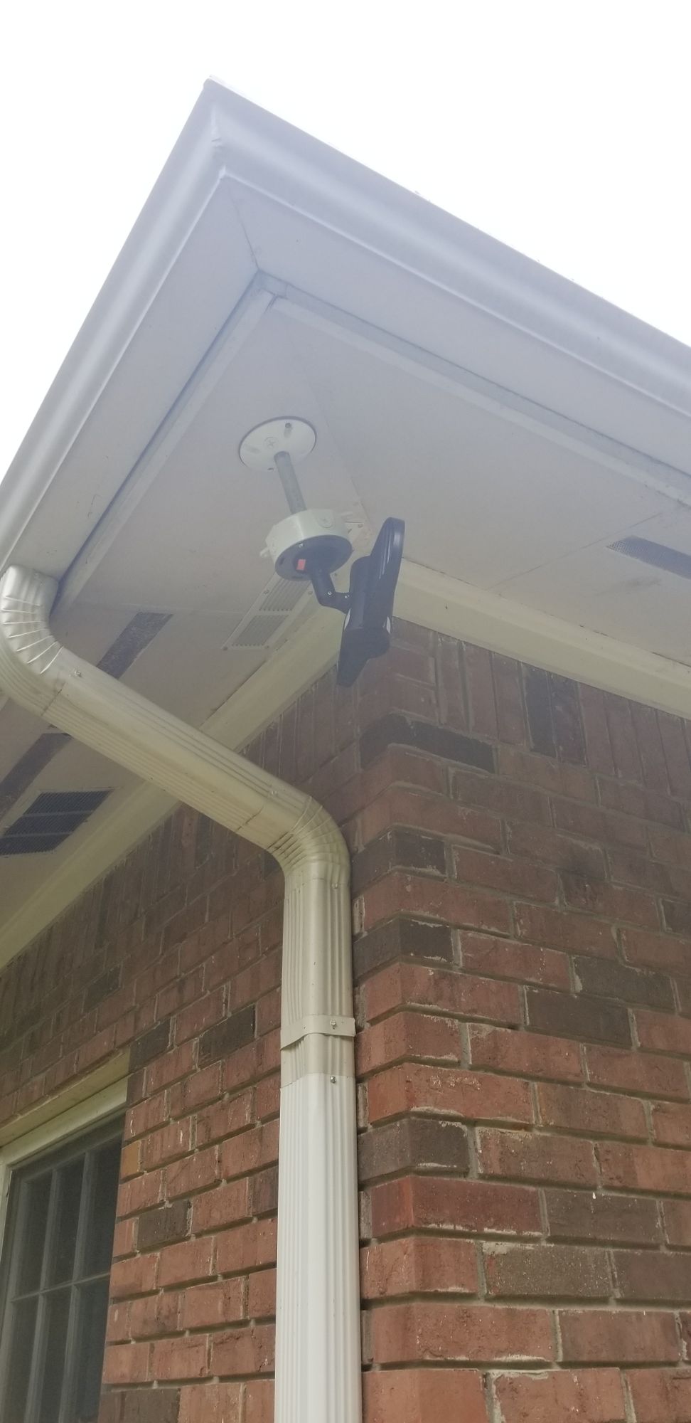 Soffit store security camera