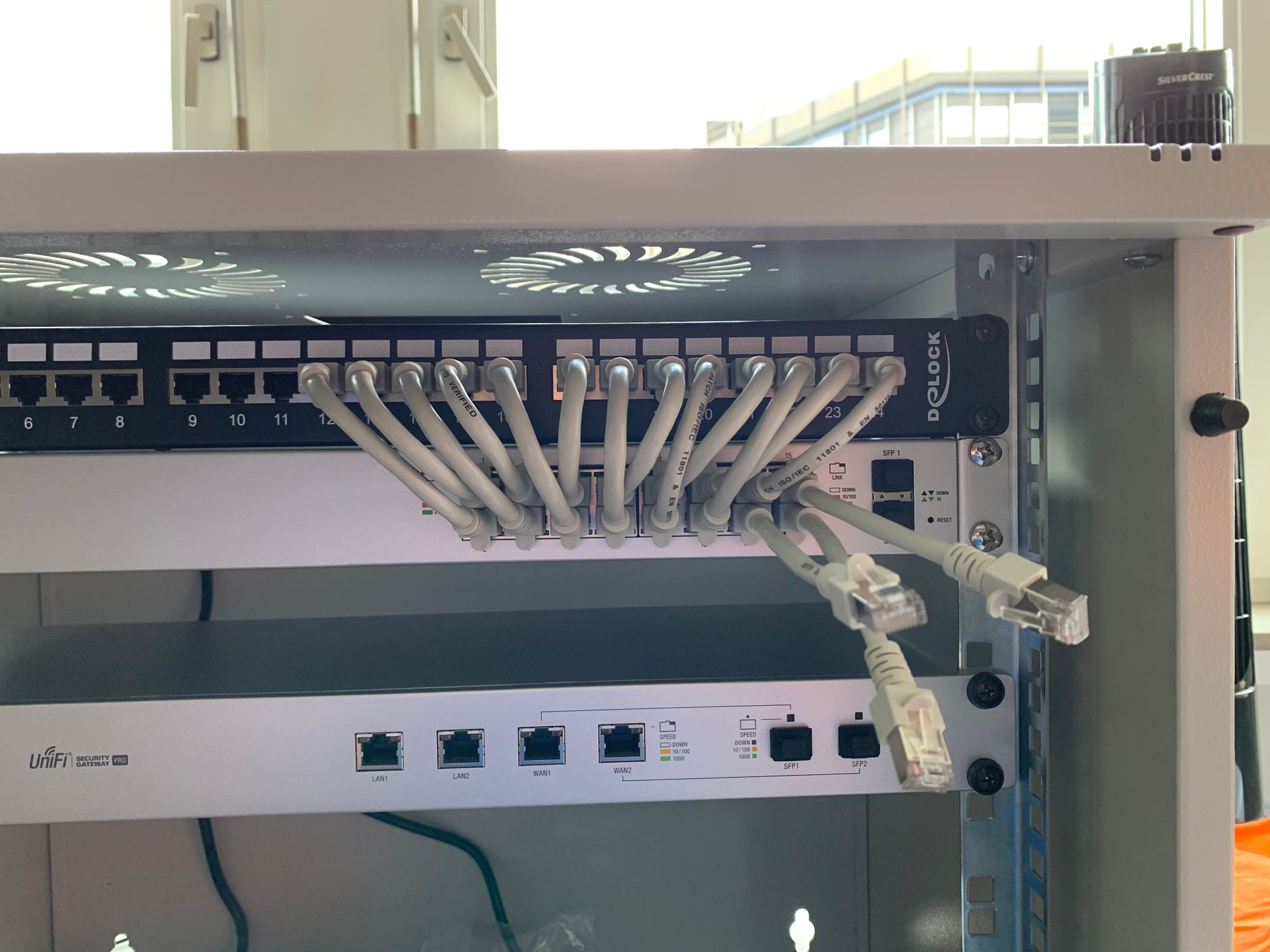 My first rack build - moving from a fritzbox router to this unifi setup  just in time to start a new job - remote working is here to stay and this  should