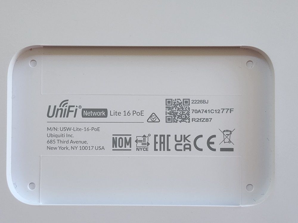 unifi switch lite 16 poe setup