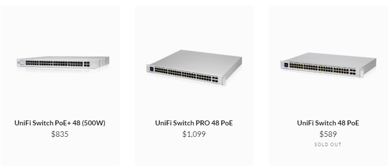 UniFi Switch vs Gen2 vs Pro | Ubiquiti Community