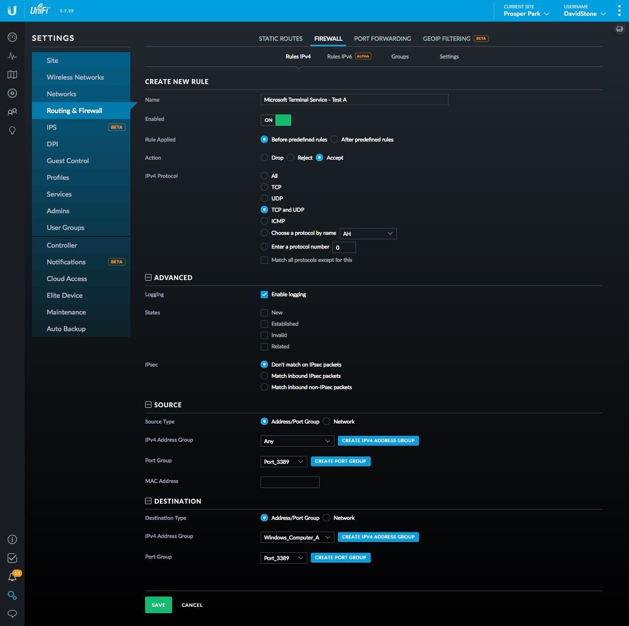Firewall Question - using non standard ports for Microsoft Terminal  Services | Ubiquiti Community