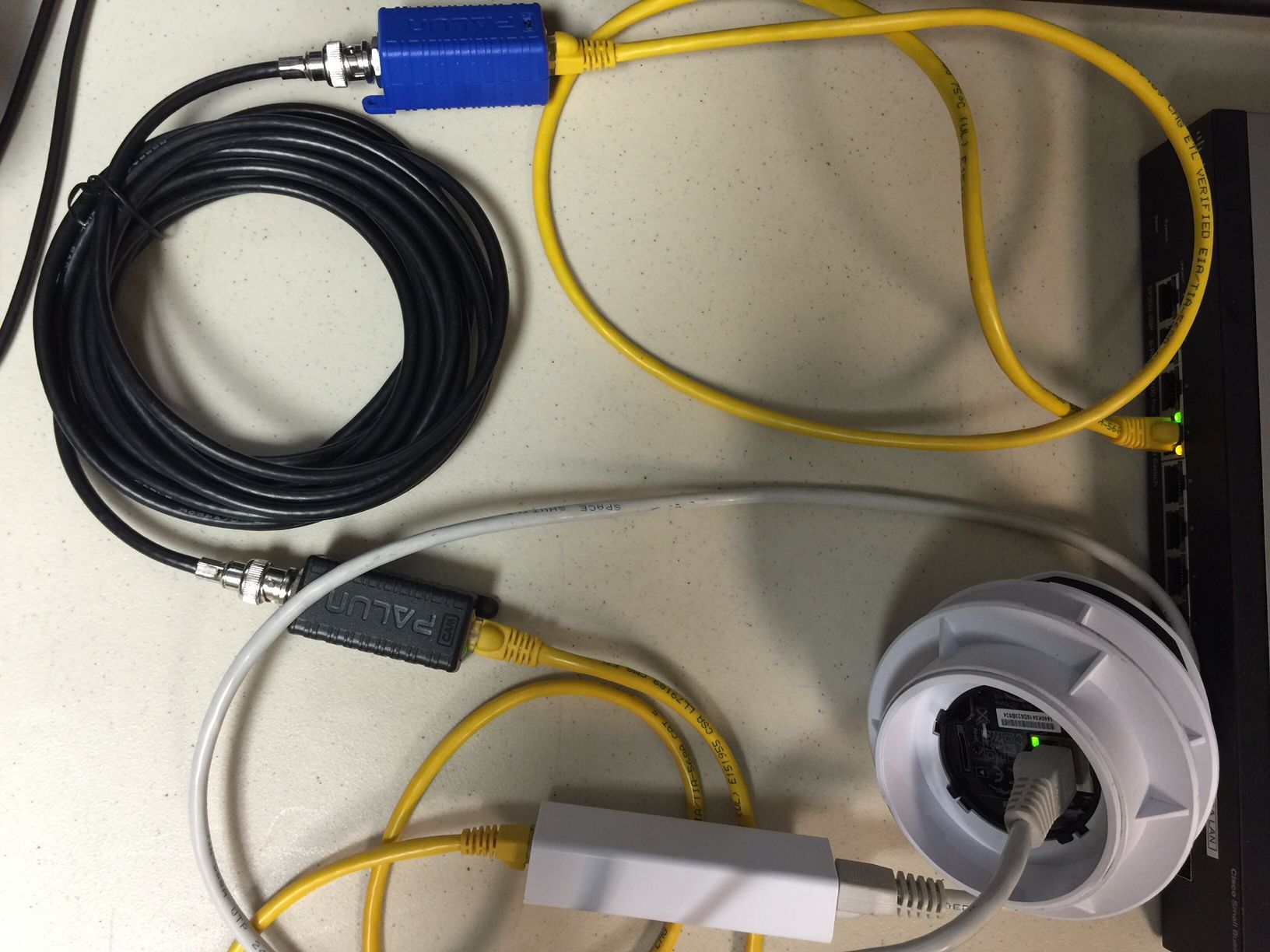 POE Over Coax EOC Converter Ethernet Over Coax