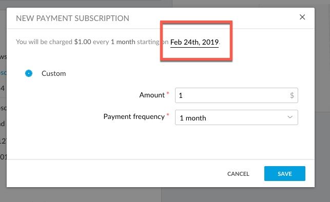 How can I set up a payment subscription?
